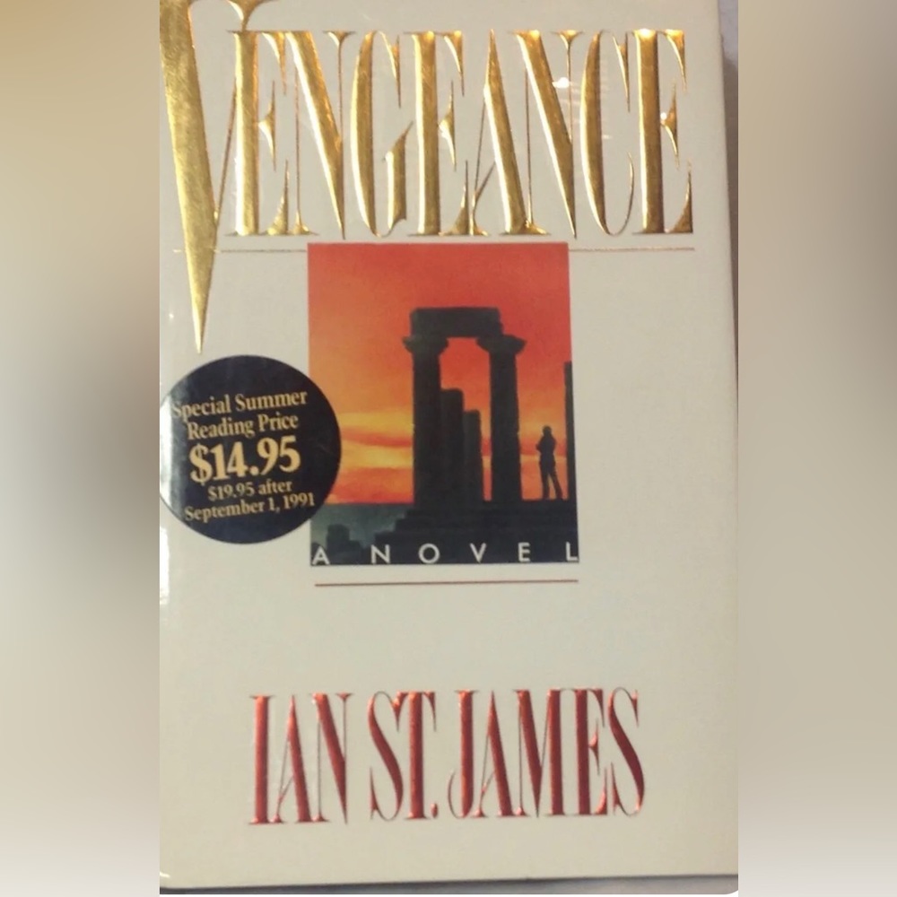 Vengeance By Ian St James Thriller Fiction Hardcover Book